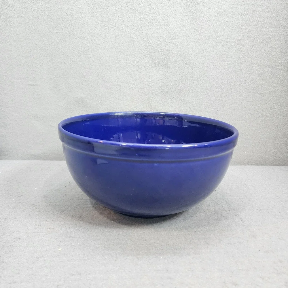 Cerind‎ Porcelana Serving Bowl Cobalt Blue Vitro Porcelain Portugal 9in Round